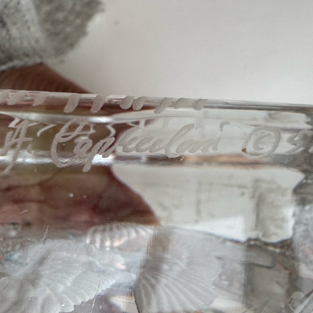 Crystal Flying Goose Paperweight - Picture 14 of 14